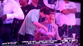 Ernie Johnson Doesnt Like His Cue Cards on TNT [upl. by Liane942]