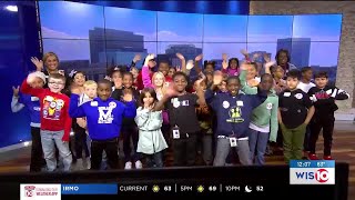 Herbert A Wood Elementary School visits WISTV for class field trip [upl. by Prendergast]