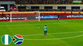 Nigeria 🆚 South Africa  Penalty Shootout 2024  African Cup of Nations 2023 Semi Final  PES [upl. by Lawley]