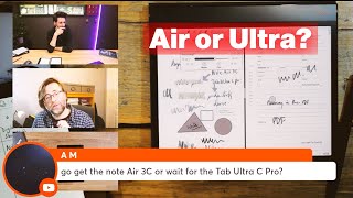 Tab Ultra C Pro vs the Note Air 3 C  Pros and Cons [upl. by Egnalos]