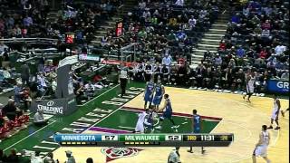 April 3 2013 Ersan Ilyasova  29 Points 12 Rebounds Full Highlights vs Minnesota Timberwolves [upl. by Rehpinej]