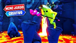 NUEVO PARKOUR ESCAPA DEL VOLCAN FORTNITE MINIJUEGOS [upl. by Lrat]