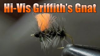 HiVis Griffith Gnat Fly Tying  Classic Midge Cluster Dry Fly [upl. by Roinuj944]