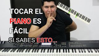 Como TOCAR el Piano Fácil Y Rápidamente EN 15MIN [upl. by Sivolc871]