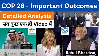 All About COP 28  UNFCCC  Environment UPSC CSE  Current Affairs by Rahul Bhardwaj [upl. by Behka158]