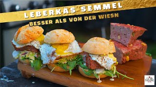 Wiesn Leberkäs Semmel  Oktoberfest Rezept vom Saupreiß für Saupreissen 2  DADs BBQ Leberkäse [upl. by Yeltnerb]