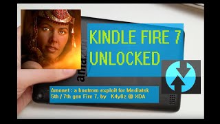 Unlock Kindle fire 7 5th generation  load root  custom rom [upl. by Ahouh]