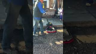 The MilwaukeeTool Plate Compactor definitely 👍👍 concrete powertools contractortools review [upl. by Frentz613]