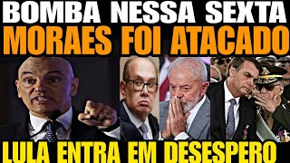 BOMBA MORAES ACABA DE SER ATACADO LULA ENTRA EM DESESPERO BOLSONARO RASGA O VERBO CONTRA MORAES [upl. by Navonoj]