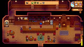 Stardew Valley Gathering wood and Continuing on my Introductions [upl. by Oibesue]