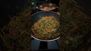 Adobong Kangkong yummy cooking pinoyfood cookingathome food [upl. by Derfnam]