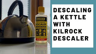 HOW TO DESCALE A KETTLE WITH KILROCK DESCALER  EASY productreview descaler [upl. by Burkhard]