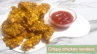 Crispy chicken tenders  no oil recipe [upl. by Ettezzus928]