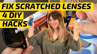 How to Remove Scratches from Glasses and Sunglasses Lenses  DIY Athome Hacks [upl. by Chiquita582]