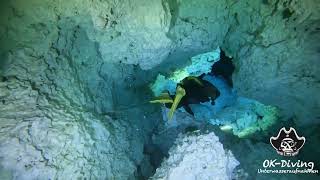 Cave Diving Mexico  Xulo [upl. by Mirella]