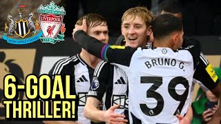 Newcastle PROVE They CAN COMPETE this Season Newcastle 33 Liverpool [upl. by Rebmaed]