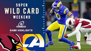 Cardinals vs Rams Super Wild Card Weekend Highlights  NFL 2021 [upl. by Anavi]