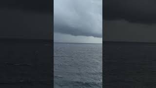 Captivating video captures the serenity amp chaos of a calm before a stormy ocean cruise ocean calm [upl. by Rem179]