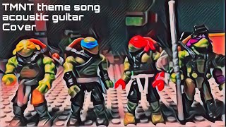 Teenage Mutant Ninja Turtles theme song acoustic cover with stop motion [upl. by Bastian819]