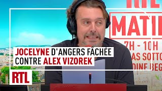 Jocelyne dAngers fâchée contre Alex Vizorek [upl. by Ennovyahs]