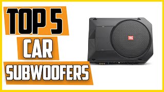 ✅Best Underseat Powered Subwoofers for Your CarBuying Guide [upl. by Herm]