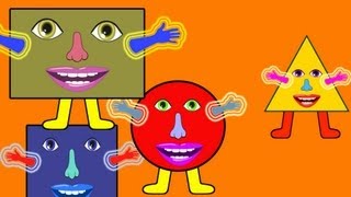 SHAPES SONG  NURSERY RHYMES  THE TODDLERS TV [upl. by Rosena]