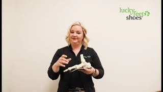 Lucky Feet Shoes  Fit Expert Reviews  Sovella Dress Orthotic [upl. by Gayle]