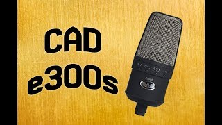 CAD e300s Condenser Microphone Demo Review  Podcasting Voice Over for budget creators [upl. by Shiroma188]