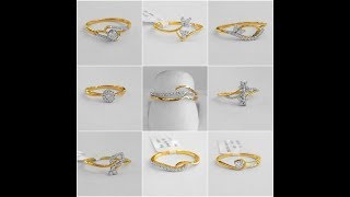 Latest 40 Diamond Finger Rings Catalogue with Price [upl. by Eiramyma]