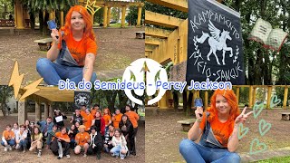 EVENTO PERCY JACKSON NO RS  Dia do Semideus  Vlog s2 [upl. by Aivatnwahs]