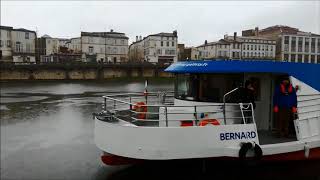 Larrivée du Bernard Palissy 3 à Saintes le 24 mars 2018 [upl. by Ibok]