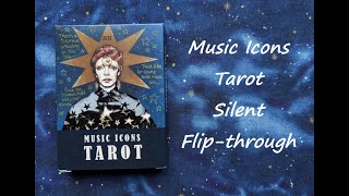 Music Icons Tarot  Silent Flipthrough [upl. by Namara284]