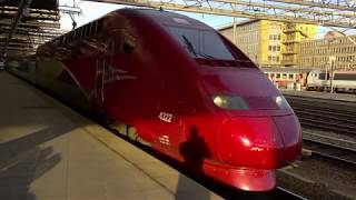 Departure Thalys Brussels to Paris Nord [upl. by Carbrey633]