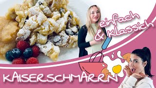 Einfaches Kaiserschmarrn Rezept in nur 7 Minuten [upl. by Lirrehs817]