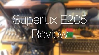 Superlux E205 Review [upl. by Mays]