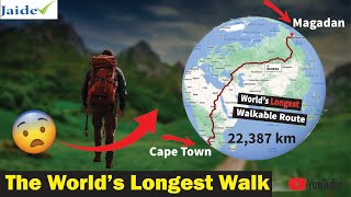 Worlds Longest Walking Route From Cape Town to Magadan JaidevInjarapu [upl. by Nalym]