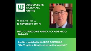 Inaugurazione Anno Accademico di UNITRE Nazionale [upl. by Sihunn655]