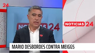 Mario Desbordes quotHay que quebrar el negocio de los toldos azules en Meiggs”  24 Horas TVN Chile [upl. by Niloc]