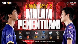 2022 Free Fire Master League Season V Divisi 1 Final Day 3 [upl. by Nell889]