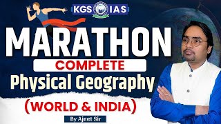 Marathon Complete Physical Geography World amp India By Ajeet Sir geography currentaffairs [upl. by Aruasi165]