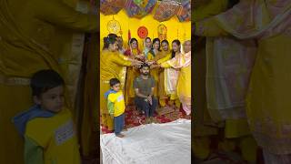 Haldi Ceremony ytshort trending viralshorts haldi haldiceremony wedding shorts [upl. by Eidarb65]