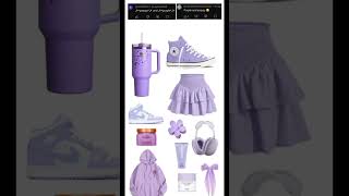 Can I be your personal shopper preppy purple commenturstyle [upl. by Ainoek]