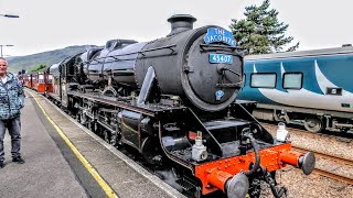 The Jacobite Steam Tour  Fort William to Mallaig  28th May 2023 [upl. by Airdnaxela]