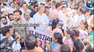 BRS Leaders Visits Musi River Catchment Area in Hyderabad  Protest Rally  CM Revanth Reddy [upl. by Macknair]