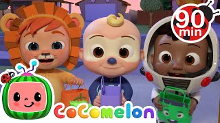 Trick or Treat Song  CoComelon Halloween Cartoons  Moonbug Halloween for Kids [upl. by Yrovi403]