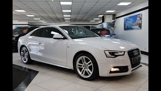 AUDI A5 20 TDI S line Coupe 2dr Diesel Manual Euro 6 ss 190 ps [upl. by Clarita]