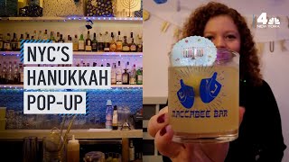 NYC Hanukkah popup bar returns to the West Village  NBC New York [upl. by Watt]