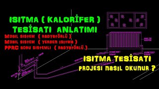 ISITMAKALORİFER TESİSATI NASIL YAPILIR 3 FARKLI ISITMA TESİSATINI PROJE ÜZERİNDEN ANLATTIM [upl. by Ytsrik]