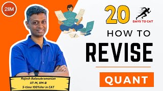 How to Revise Quant  Strategies to Improve Quant Score  CAT 2024  2IIM CAT Prep [upl. by Cleary]