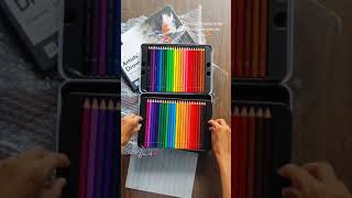 Unboxing Brustro Artists 72 colored pencil Combo [upl. by Elga]